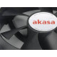 Akasa AK-959CU sistema de refrigeración para ordenador Procesador Enfriador 9,2 cm Negro, Plata