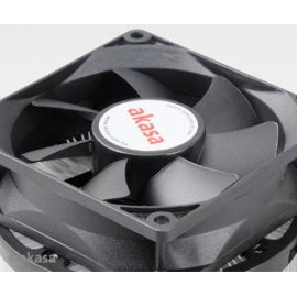 Akasa Dual socket value cooler Procesador Enfriador 8 cm Negro
