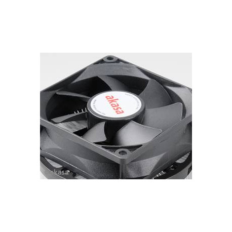 Akasa Dual socket value cooler Procesador Enfriador 8 cm Negro
