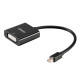 Akasa AK-CBDP08-20BK adaptador de cable de vídeo 0,2 m Negro