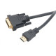 Akasa AK-CBHD06-20BK adaptador de cable de vídeo 2 m DVI-D HDMI Negro