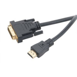 Akasa AK-CBHD06-20BK adaptador de cable de vídeo 2 m DVI-D HDMI Negro