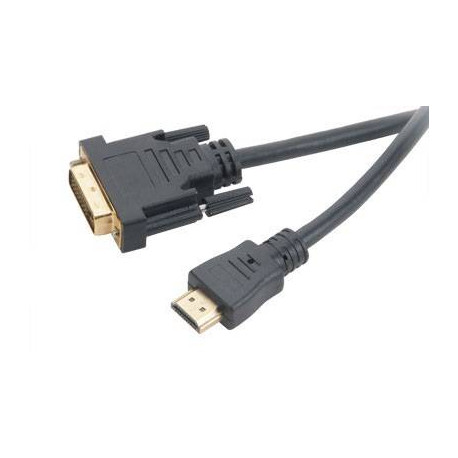 Akasa AK-CBHD06-20BK adaptador de cable de vídeo 2 m DVI-D HDMI Negro