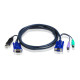 Aten 2L5502UP 1.8m Negro cable para video, teclado y ratón (kvm)