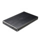 Akasa AK-EN2SU3-1B caja para disco duro externo Carcasa de disco duro/SSD Negro 2.5''