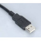 Akasa 0.4m USB (A) cable USB 0,4 m USB A Negro