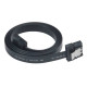Akasa PROSLIM SATA 3.0 50cm cable de SATA 0,50 m Negro