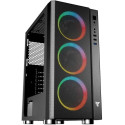 Tempest Umbra Caja PC ATX/Micro ATX/ITX, Cristal Templado, Ventilación ARBG, Torre Gaming Negra 8435443731013