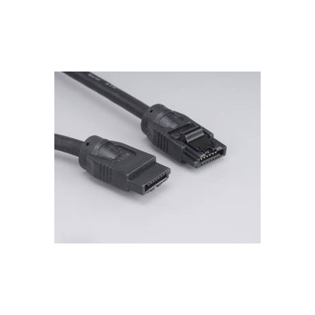 Akasa SATA3-100-BK cable de SATA 1 m Negro