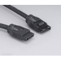 Akasa SATA3-100-BK cable de SATA 1 m Negro