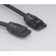 Akasa SATA3-100-BK cable de SATA 1 m Negro