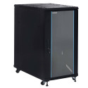 Phasak Armario Rack PRO 19'' 27U 600 x 1000 negro con ventilación - PHO 6127 (desmontado)