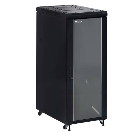 Phasak Armario Rack PRO 19'' 37U 600 x 800 negro con ventilación - PHO 6837 (desmontado)