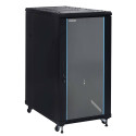 Phasak Armario Rack PRO 19'' 22U 600 x 800 negro con ventilación - PHO 6822 (desmontado)