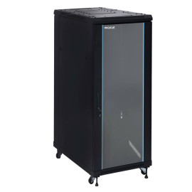 Phasak Armario Rack PRO 19'' 32U 600 x 600 negro con ventilación - PHO 6632 (desmontado)