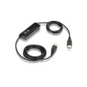 ATEN Laptop USB KVM Switch interruptor KVM Negro