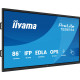 iiyama TE8615A-B2AG pantalla de señalización Diseño de quiosco 2,17 m (85.6'') Wifi 550 cd