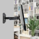 Lindy 40713 soporte para monitor 66 cm (26'') Pared Negro