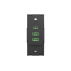 CRESTRON HORIZON 2 KEYPAD WITH CRESNET COMMUNICATIONS, STANDARD ENGRAVED, BLACK (HZ2-KPCN-B) 6512514
