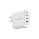 Conceptronic ALTHEA22W100 cargador de dispositivo móvil Universal Blanco Corriente alterna Carga rápida Interior