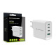 Conceptronic ALTHEA22W100 cargador de dispositivo móvil Universal Blanco Corriente alterna Carga rápida Interior
