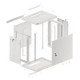 Lanberg WF01-6412-00S armario rack 12U Bastidor de pared Gris
