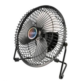Akasa AK-UFN03-BK ventilador Aluminio, Negro