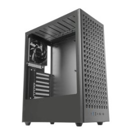 CAJA ATX MARS GAMING MC-T800 FRONTAL AIRDOT MESH 4X VENTILADORES FDB CABLEHATCH USB-C NEGRO