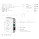 cRadia Plug Power Bank 4 en 1 6700mAh - CR 2067