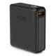 Ksix BPB10HD01 batería externa Polímero de litio 10000 mAh Negro
