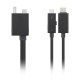 Lenovo 4X91K16970 cable Thunderbolt 0,7 m 40 Gbit/s Negro