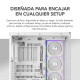 NOX Hummer BLADE, Torre ATX, ARGB, Ultra Airflow, Blanco