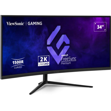 Viewsonic VX3418C-2K pantalla para PC 86,4 cm (34'') 3440 x 1440 Pixeles UltraWide Quad HD Negro