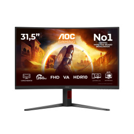 AOC G4 C32G4Z pantalla para PC 80 cm (31.5'') 1920 x 1080 Pixeles Full HD LCD Negro, Rojo