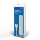Savio Surge Protective 3-socket power strip 1.5m white LZ-07 3 salidas AC Tipo F 1,5 m Blanco