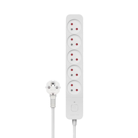 Savio Power strip 5 sockets 3m white LZ-09 5 salidas AC Tipo F Blanco