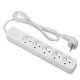 Savio Power strip 5 sockets 3m white LZ-09 5 salidas AC Tipo F Blanco