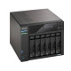 Asustor LOCKERSTOR 6 Gen2 NAS Escritorio Intel® Celeron® N5105 8 GB DDR4 Unidad de disco duro ADM Negro