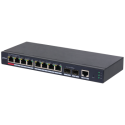 (DH-S4210-8GT-110) DAHUA SWITCH INDUSTRIAL L2 GESTIONABLE POE WATCHDOG 8 PUERTOS