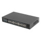 Lanberg RSFE-24P-2C-250 switch No administrado Gigabit Ethernet (10/100/1000) Energía sobre Ethernet (PoE) 1U Negro