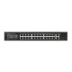 Lanberg RSFE-24P-2C-250 switch No administrado Gigabit Ethernet (10/100/1000) Energía sobre Ethernet (PoE) 1U Negro