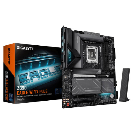 GIGABYTE Z890 EAGLE WIFI7 PLUS Placa Base – Compatible con procesadores Intel