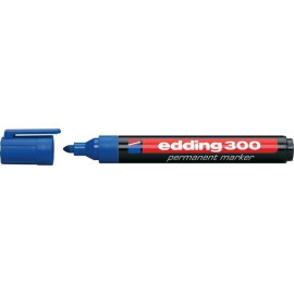 Edding 300 marcador permanente Azul 10 pieza(s)