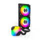 Montech HyperFlow ARGB 240 Procesador Sistema de refrigeración líquida todo en uno 12 cm Negro 1 pieza(s)