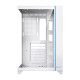 Hiditec H3 PRO Midi Tower Transparente, Blanco