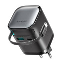 JOYROOM JR-TCL02 cargador de dispositivo móvil Universal Negro Corriente alterna Carga rápida Interior