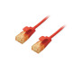 Equip 626202 cable de red Rojo 0,5 m Cat6a U/UTP (UTP)