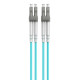 Gembird CFO-MDOM4-LC/LC-30M Cable de fibra óptica e InfiniBand LC/UPC Color aguamarina