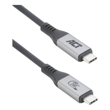 ACT Cable USB4 80 Gbps Thunderbolt 5 240 W USB Type-C, certificado por USB-IF, 1,5 metros
