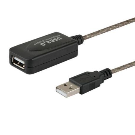 Savio CL-76 cable USB USB 2.0 5 m USB A Negro